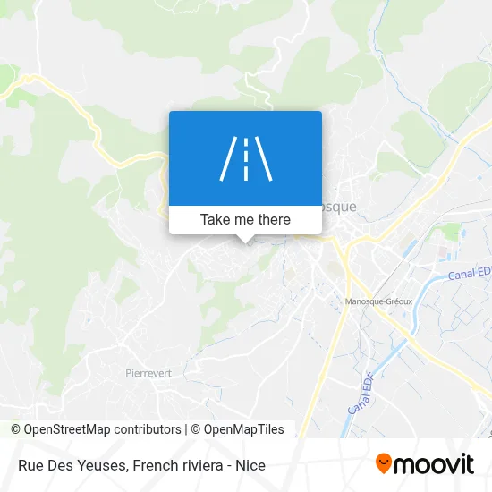 Rue Des Yeuses map