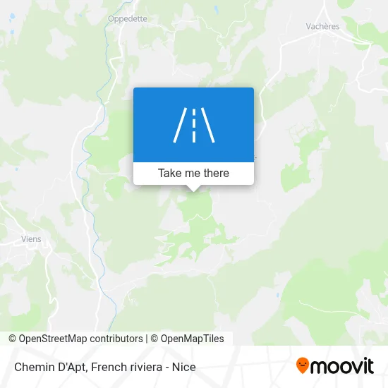 Chemin D'Apt map