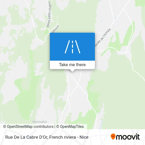 Rue De La Cabre D'Or map