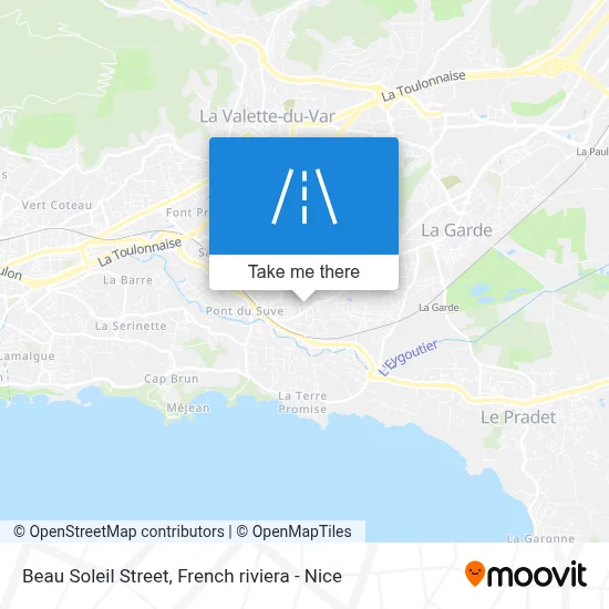 Rue Beau Soleil map