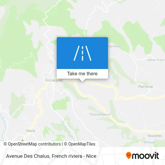 Avenue Des Chalus map