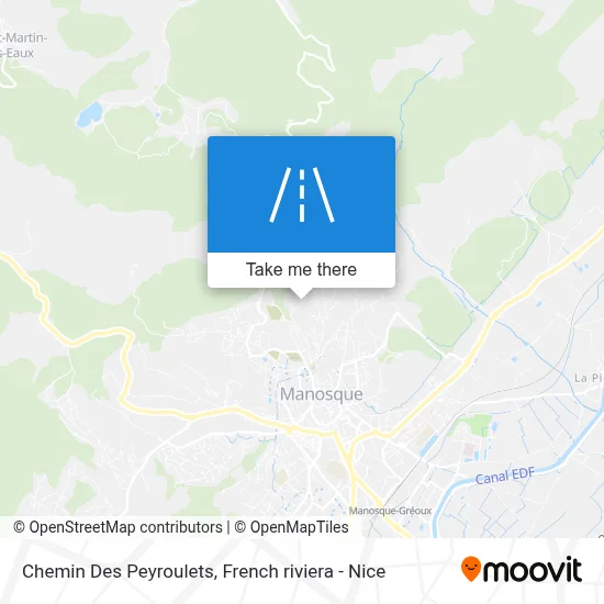 Chemin Des Peyroulets map