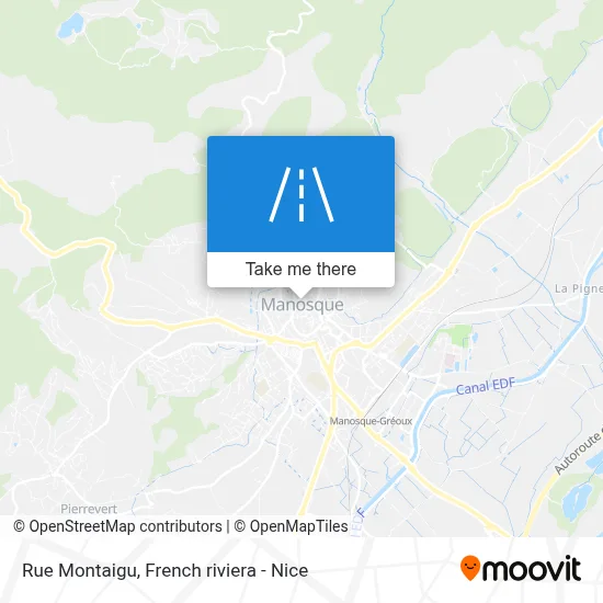 Mapa Rue Montaigu