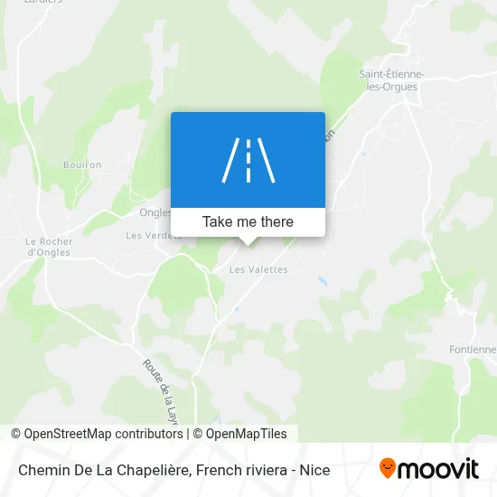 Chemin De La Chapelière map