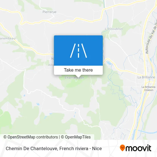 Chemin De Chantelouve map