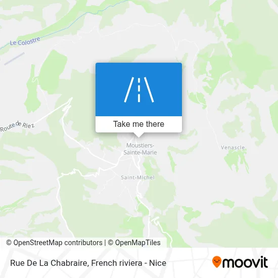 Mapa Rue De La Chabraire