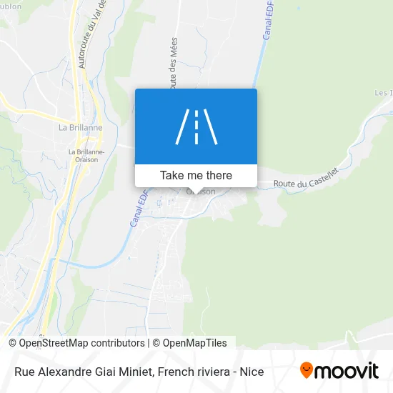 Rue Alexandre Giai Miniet map