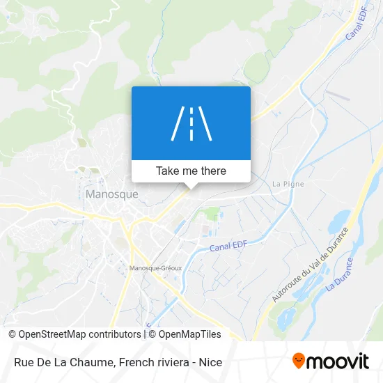 Mapa Rue De La Chaume