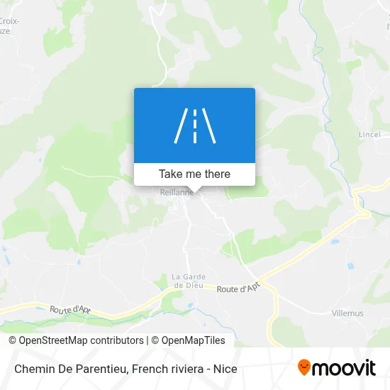 Chemin De Parentieu map