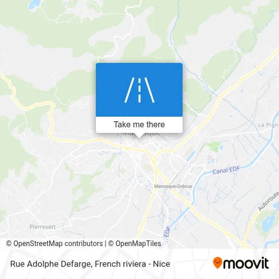 Mapa Rue Adolphe Defarge