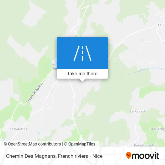 Chemin Des Magnans map