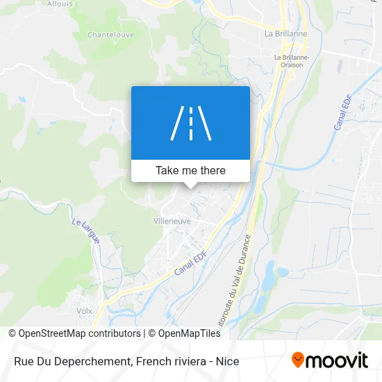 Mapa Rue Du Deperchement