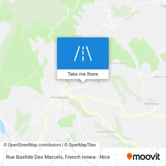 Rue Bastide Des Marcels map