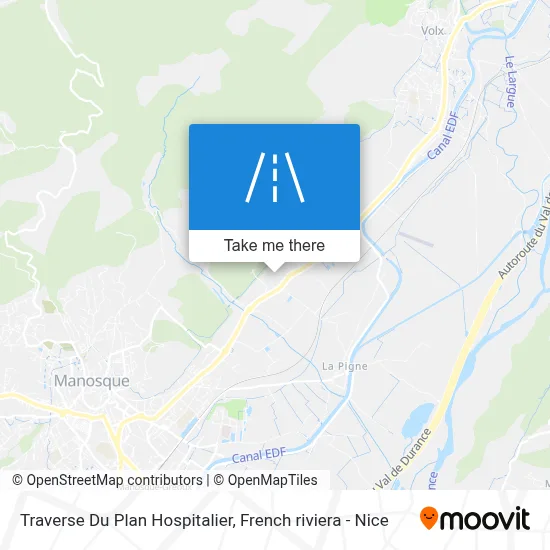 Traverse Du Plan Hospitalier map