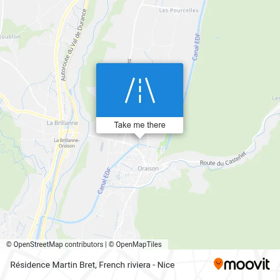 Résidence Martin Bret map