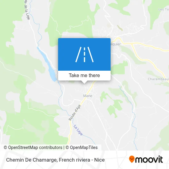 Chemin De Chamarge map