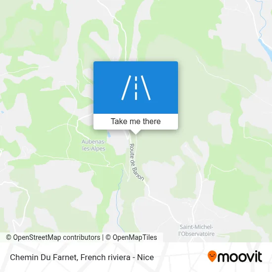 Chemin Du Farnet map