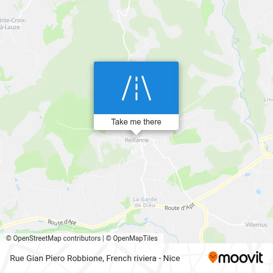 Rue Gian Piero Robbione map