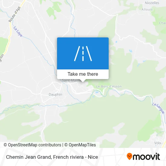 Chemin Jean Grand map