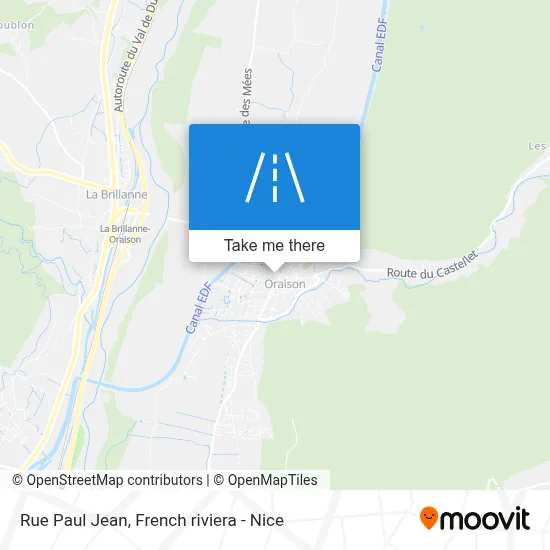 Mapa Rue Paul Jean