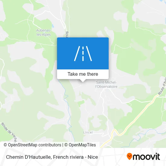 Chemin D'Hautuelle map