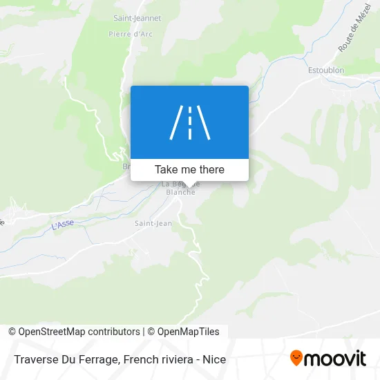 Traverse Du Ferrage map