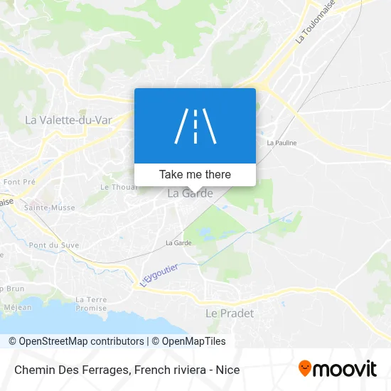 Chemin Des Ferrages map