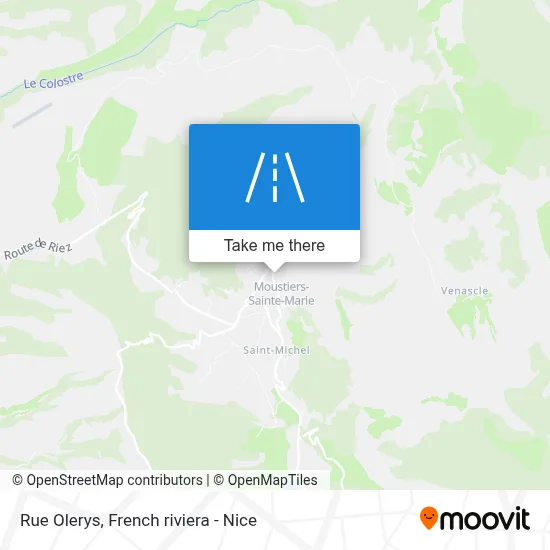 Rue Olerys map