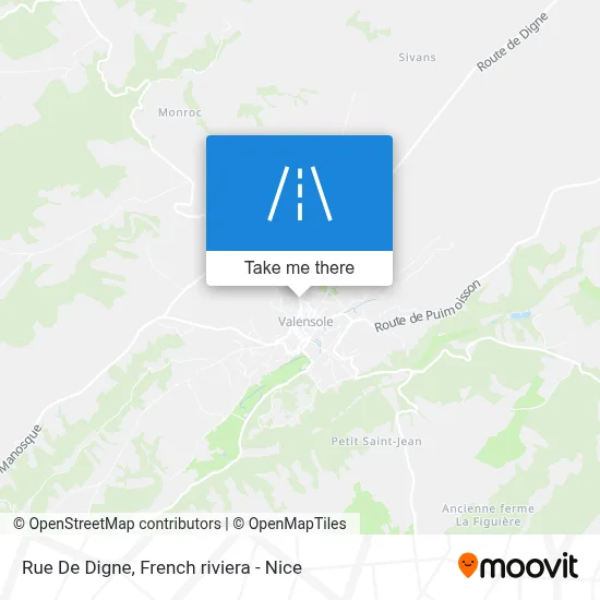 Rue De Digne map