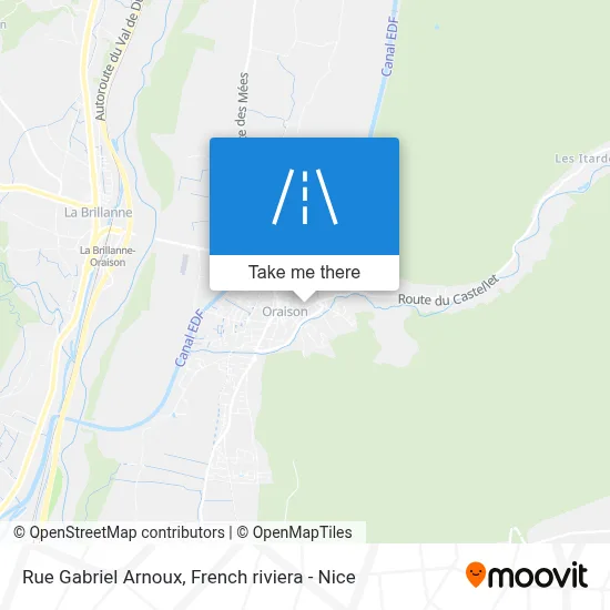 Rue Gabriel Arnoux map