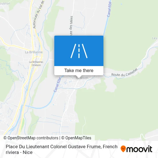 Place Du Lieutenant Colonel Gustave Frume map