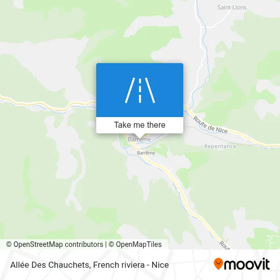 Allée Des Chauchets map