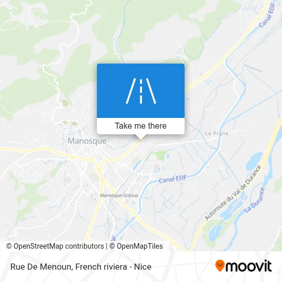 Rue De Menoun map