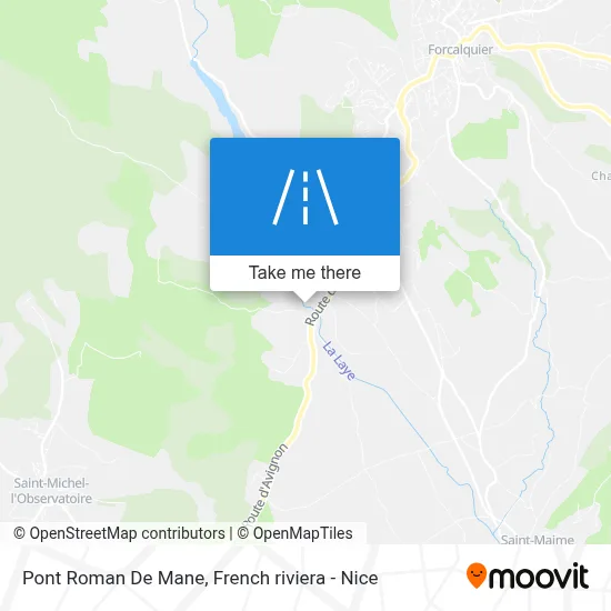 Pont Roman De Mane map