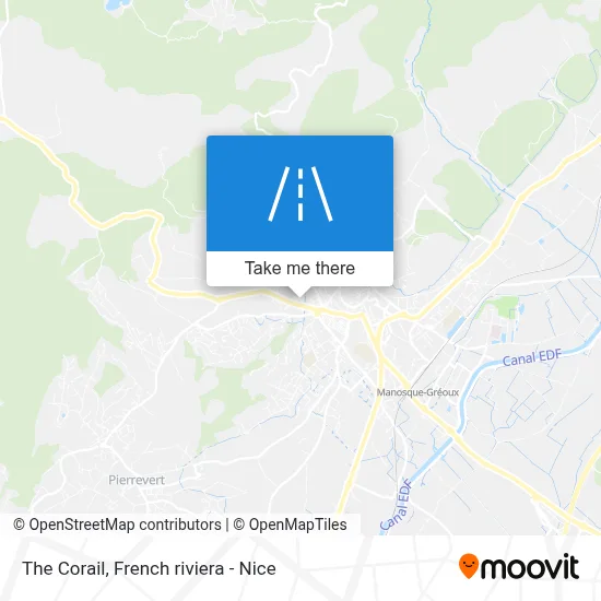 Le Corail map
