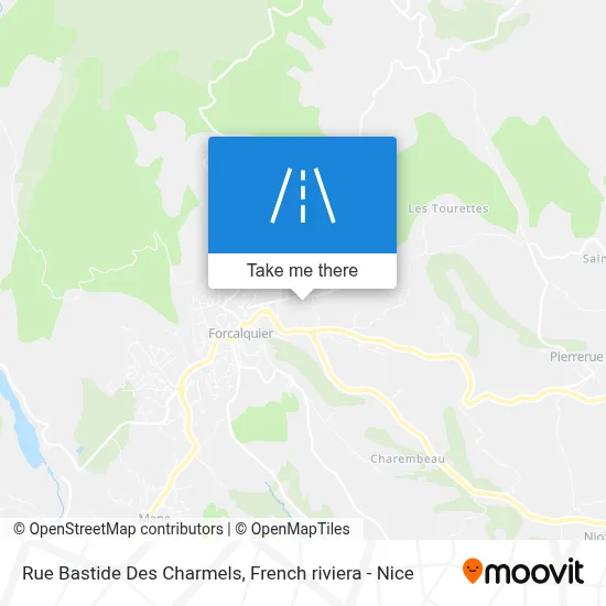 Rue Bastide Des Charmels map
