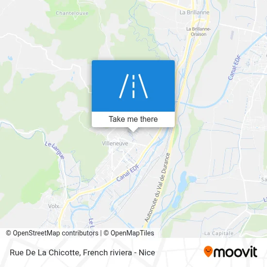 Rue De La Chicotte map