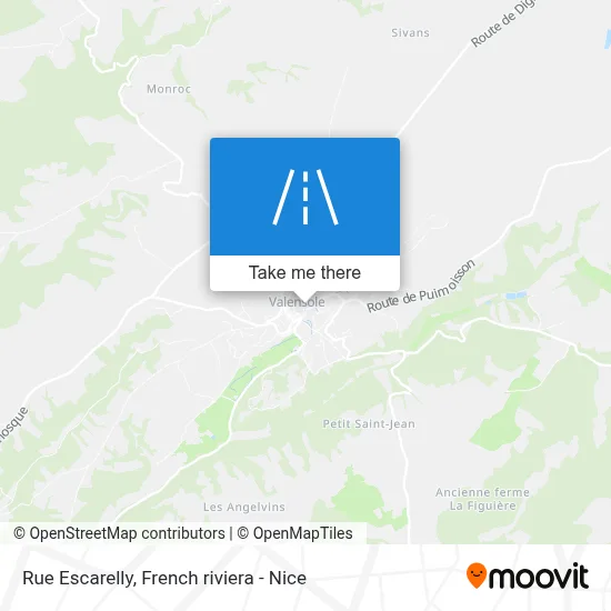 Rue Escarelly map