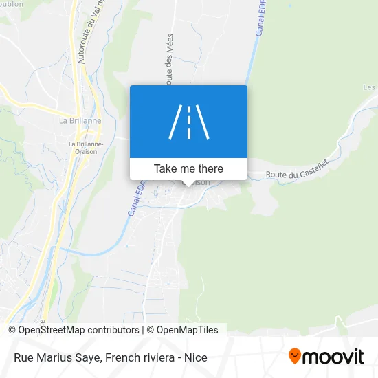 Mapa Rue Marius Saye