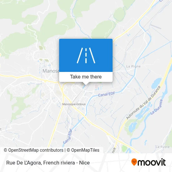Rue De L'Agora map