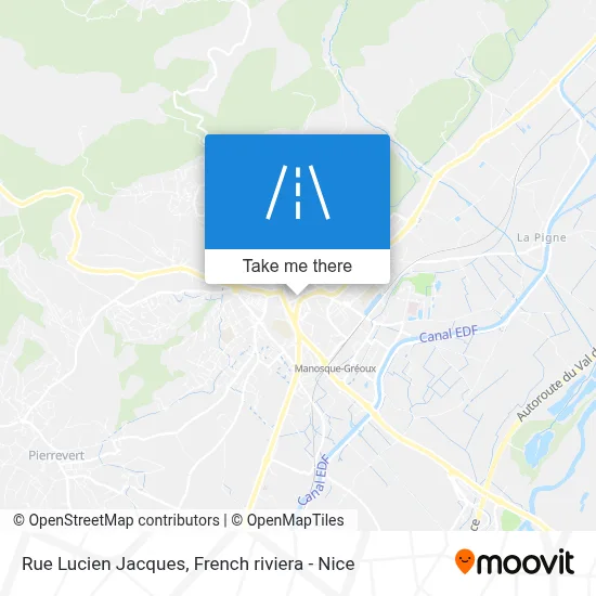 Mapa Rue Lucien Jacques