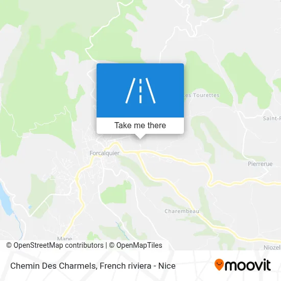 Mapa Chemin Des Charmels