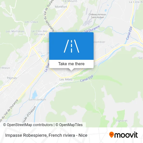 Impasse Robespierre map