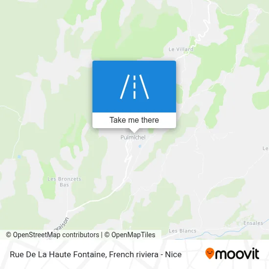 Rue De La Haute Fontaine map
