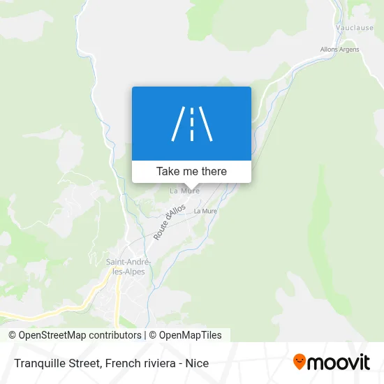 Rue Tranquille map