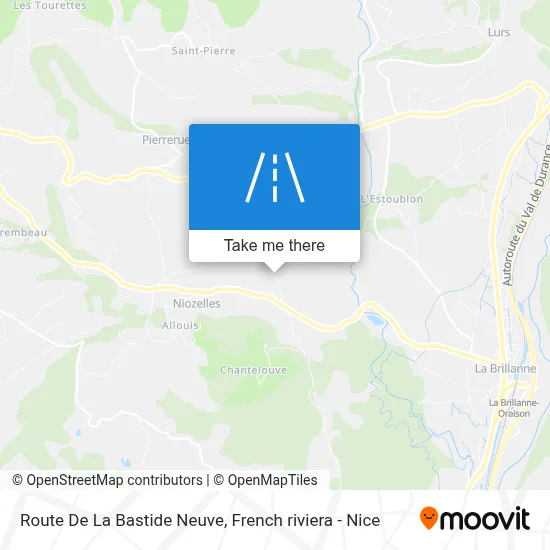 Route De La Bastide Neuve map