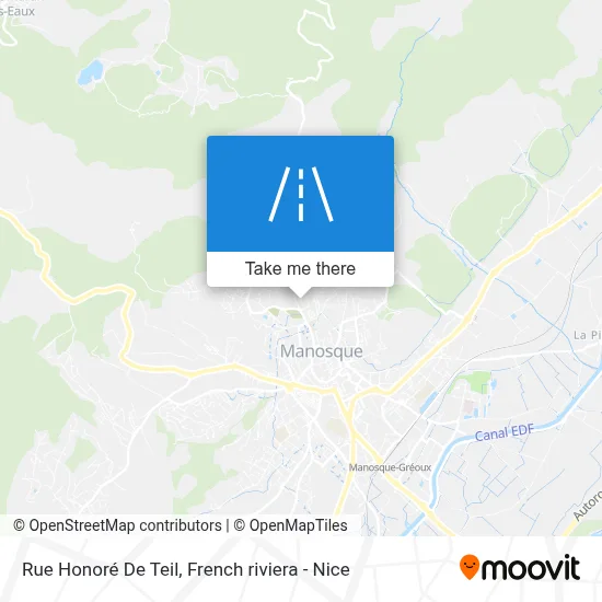 Rue Honoré De Teil map