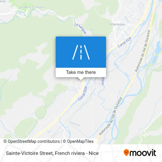 Rue Sainte-Victoire map