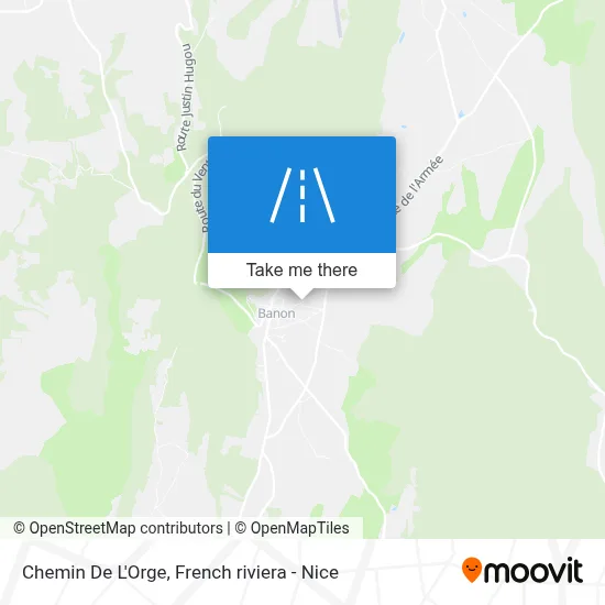 Chemin De L'Orge map