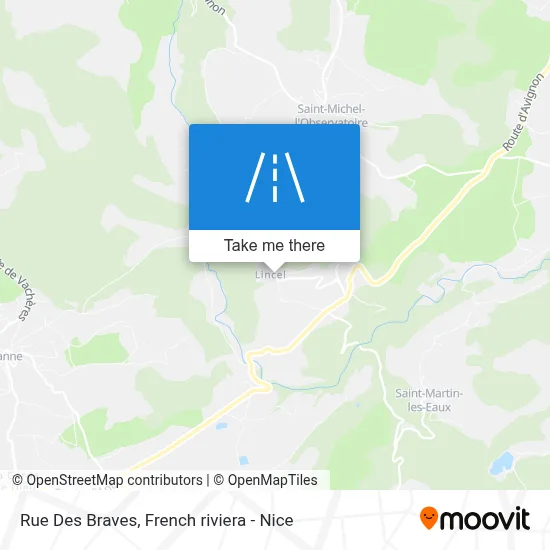 Mapa Rue Des Braves